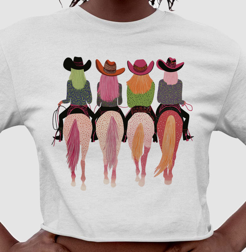 Cowgirls Camiseta Cropped Agromoda®