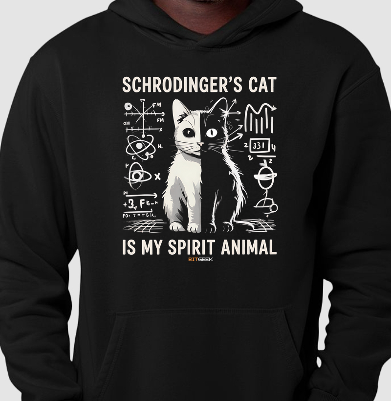 Hoodie Moletom Schrödinger Vibes