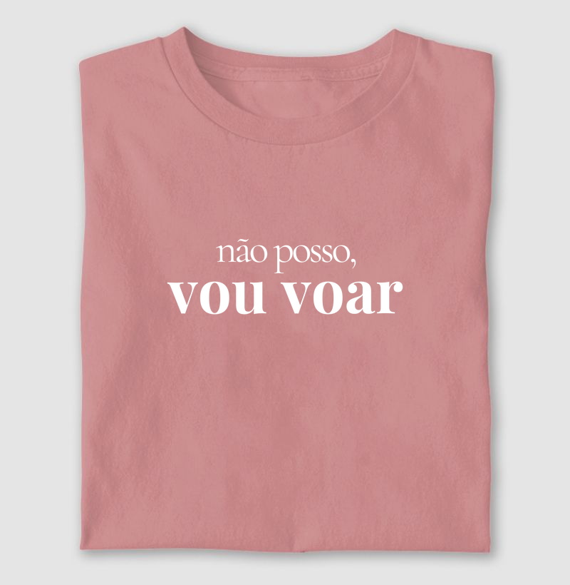 Não posso, vou voar