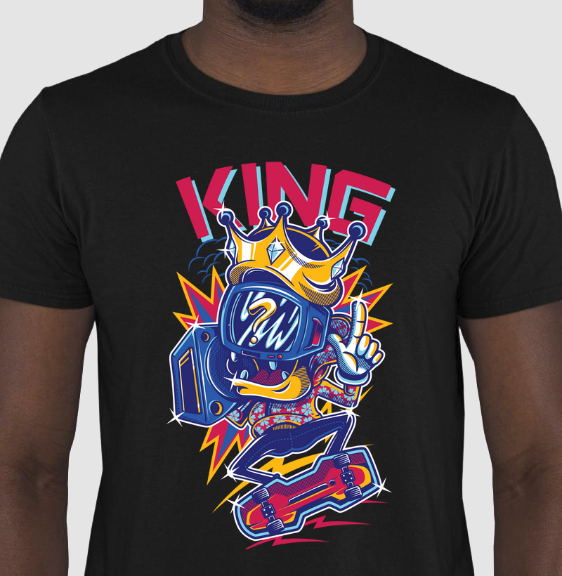 Camiseta King Black rock