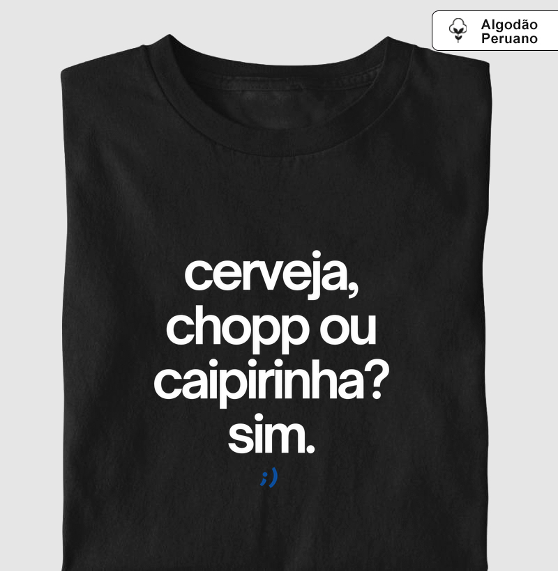cerveja, chopp ou caipirinha? 