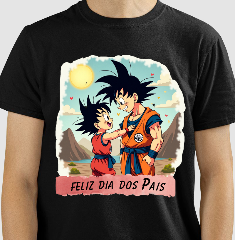 feliz dia dos Pais - Goku e Gohan