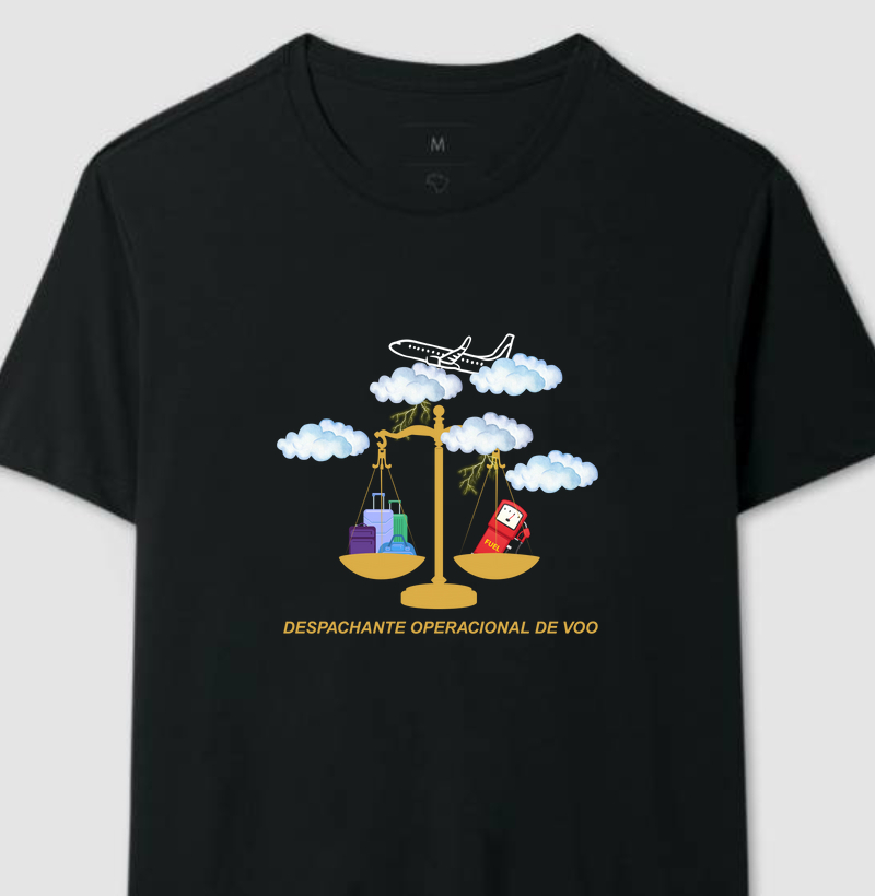 CAMISETA DESPACHANTE OPERACIONAL DE VOO