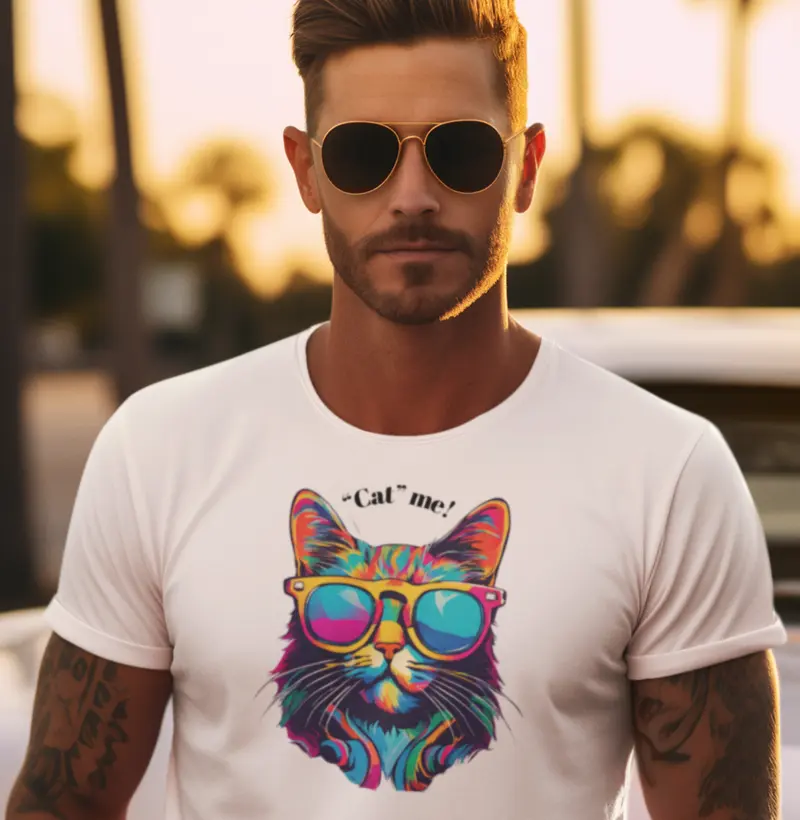 "Cat" Me! - Camisa Masculina Catlovers - Soul Nice