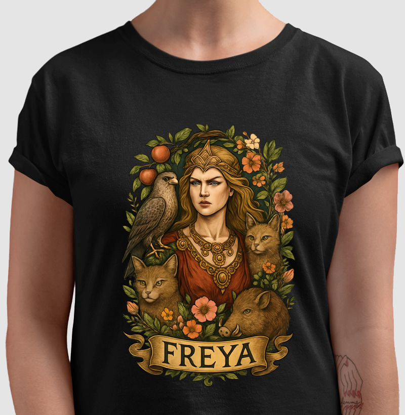 Camiseta Deusas - Freya