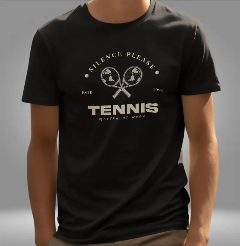 Camiseta Tênis - Silence Please