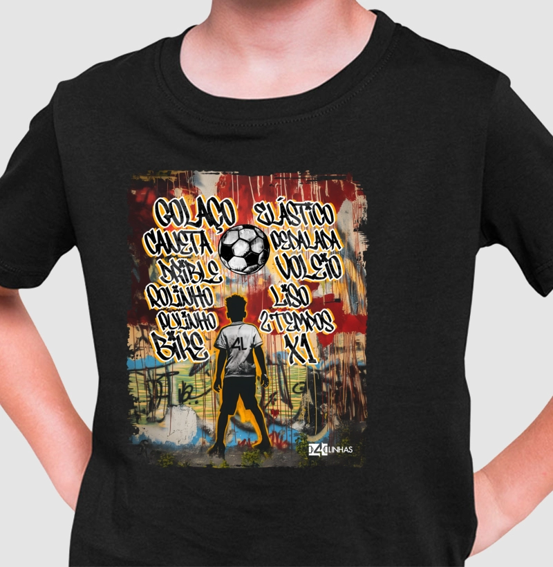 Camiseta Infantil Graffiti