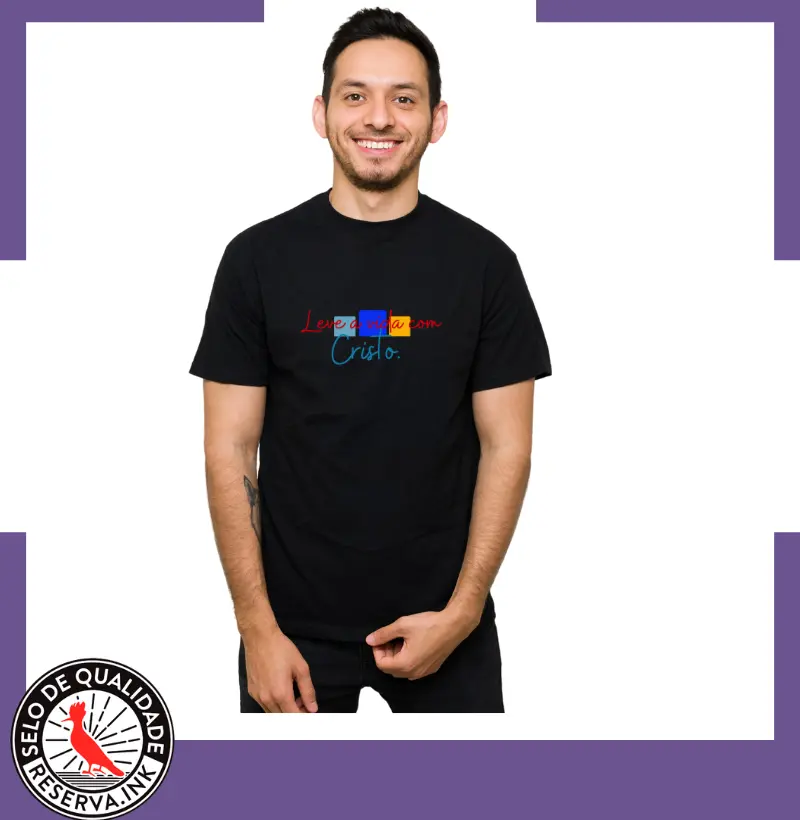 Camiseta Premium Leve Vida Cristo