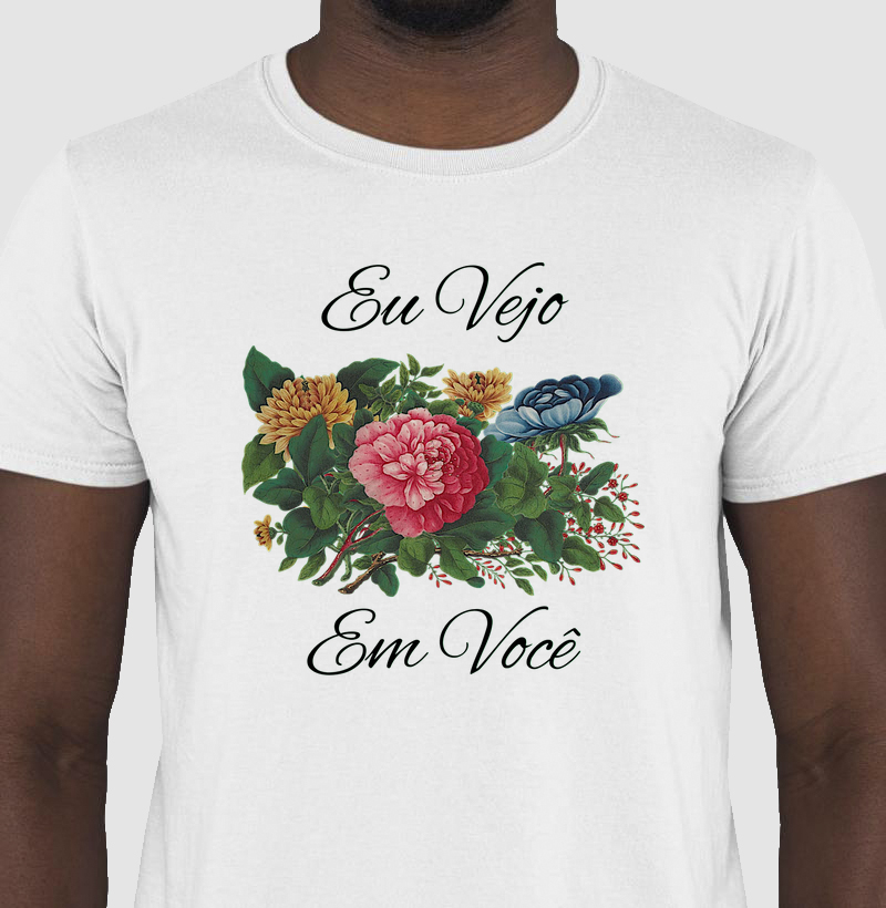 Camiseta Flores em Você