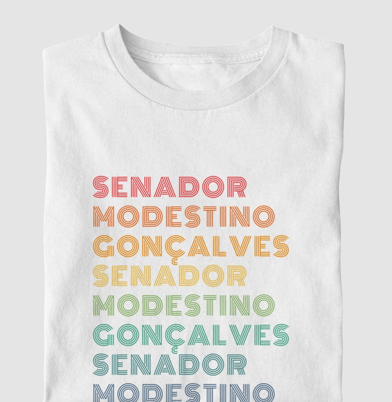 Senador Modestino Gonçalves Letreiro Retrô