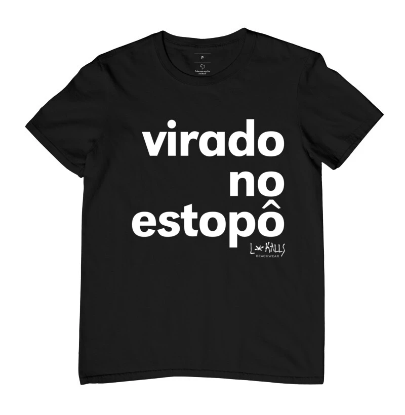 CAMISETA VIRADO NO ESTOPÔ