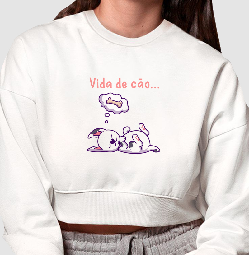 Cropped Moletom Cãowear