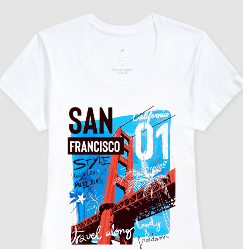 Camiseta Feminina - São Franscisco