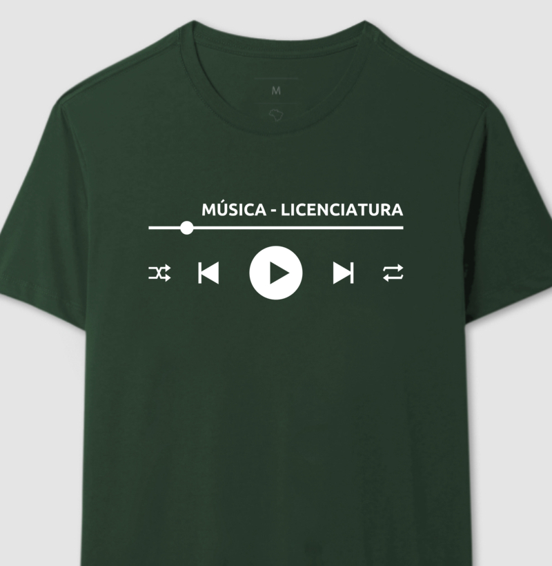 Camiseta "MÚSICA - LICENCIATURA"