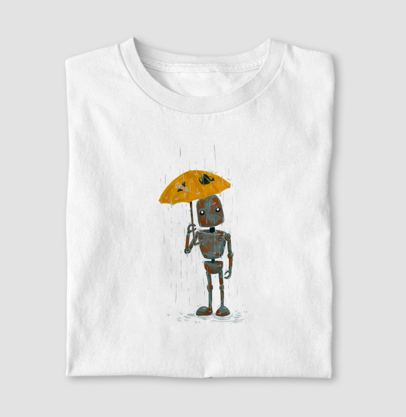 Camiseta Robô Enferrujado 