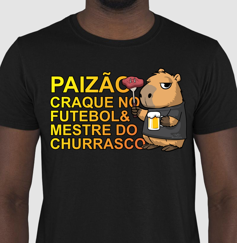 Camiseta Capivara Pai Churrasco