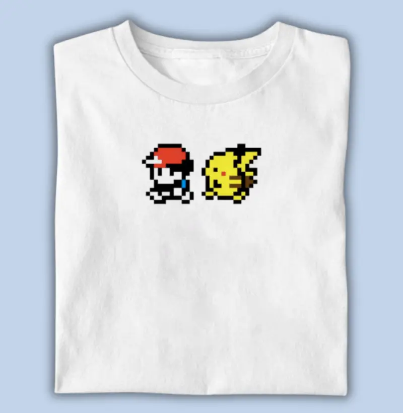 ash & pikachu 8-bits