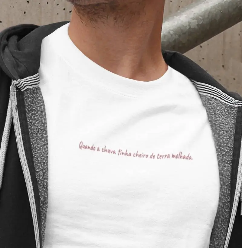 Quando a chuva tinha cheiro de terra molhada.