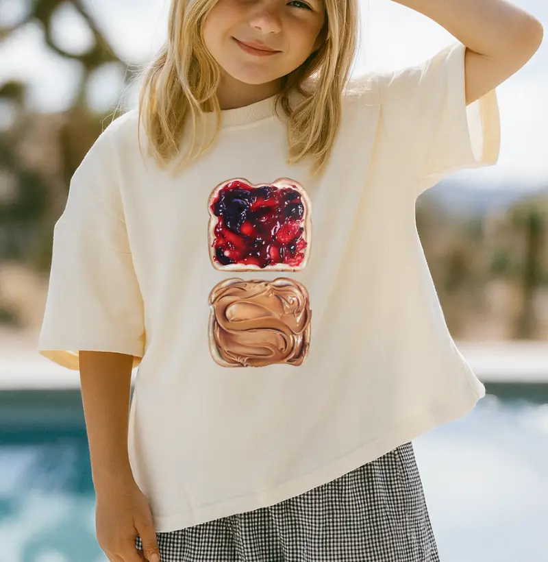 Camiseta Infantil Jelly & Penaut