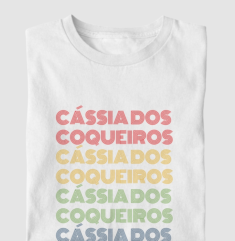 Cássia dos Coqueiros Letreiro Retrô