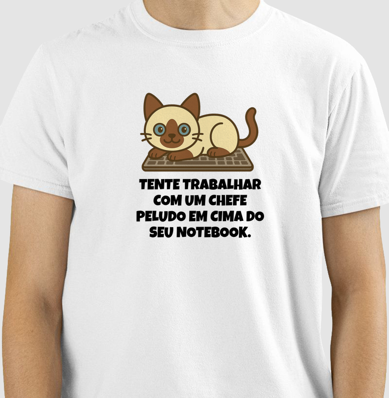 Tente trabalhar com um chefe peludo em cima do seu notebook. #2