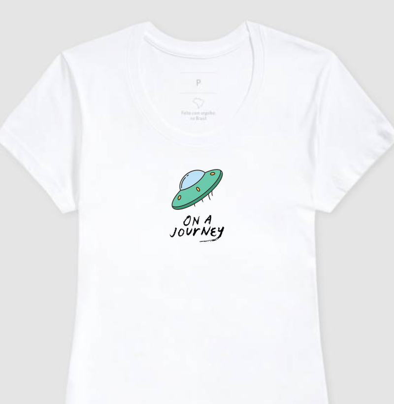 Ovni On a Journey - camiseta feminina
