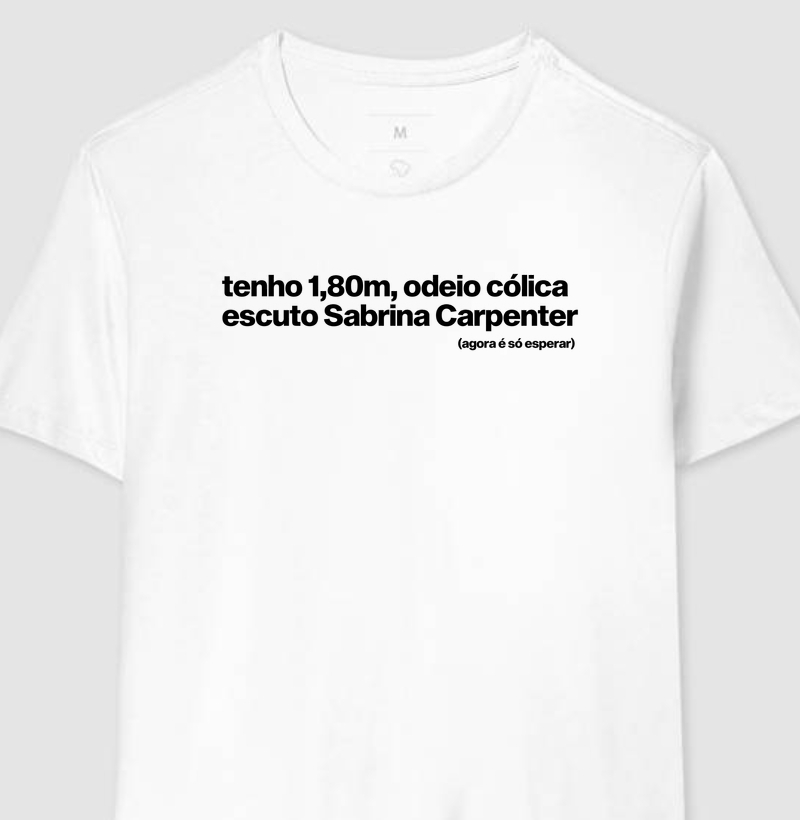 Tenho 1,80m, Odeio cólica, Escuto Sabrina Carpenter (agora é só esperar)🌹🐺