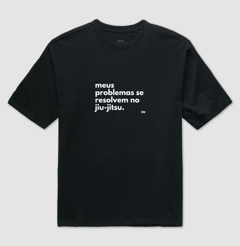 Meus problemas se resolvem no JIu-Jitsu