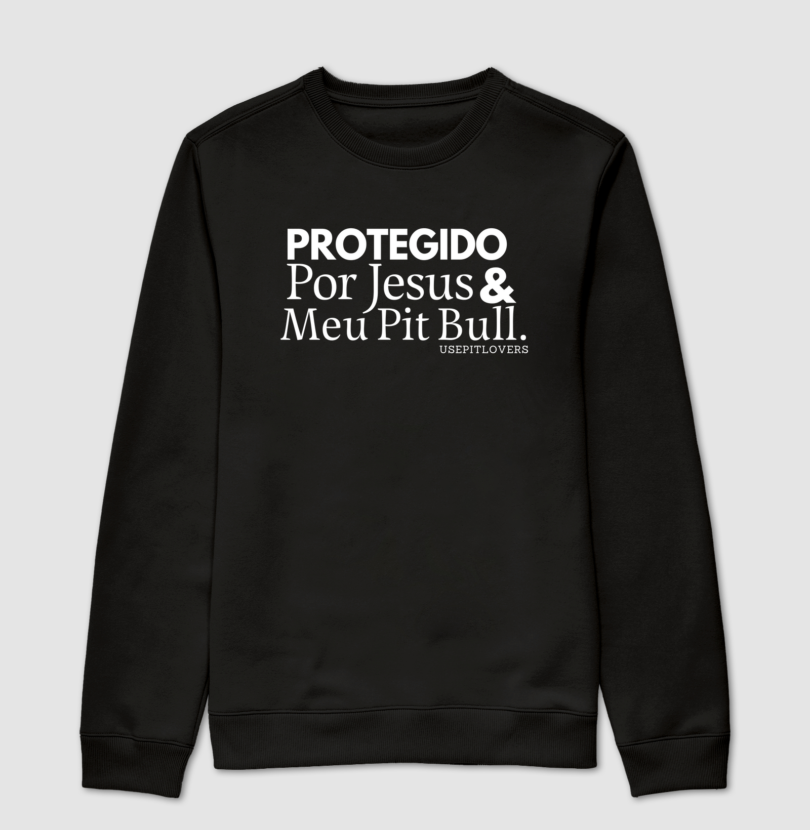 PROTEGIDO POR JESUS E MEU PIT BULL