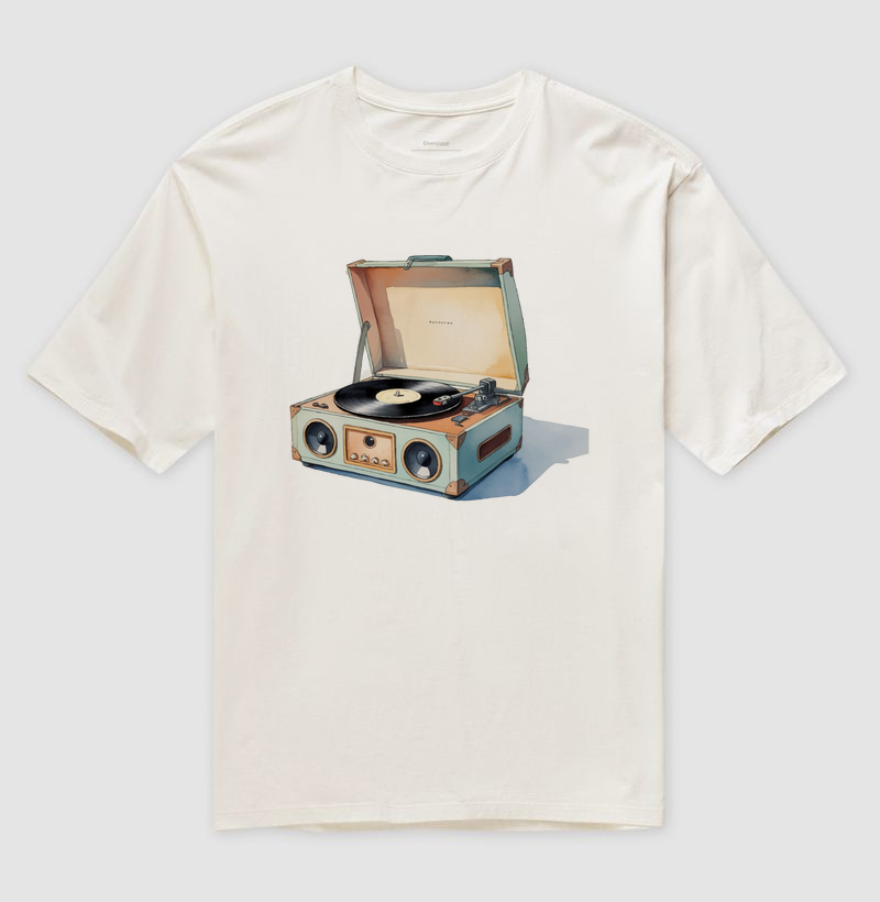 Camiseta Oversized Vitrola