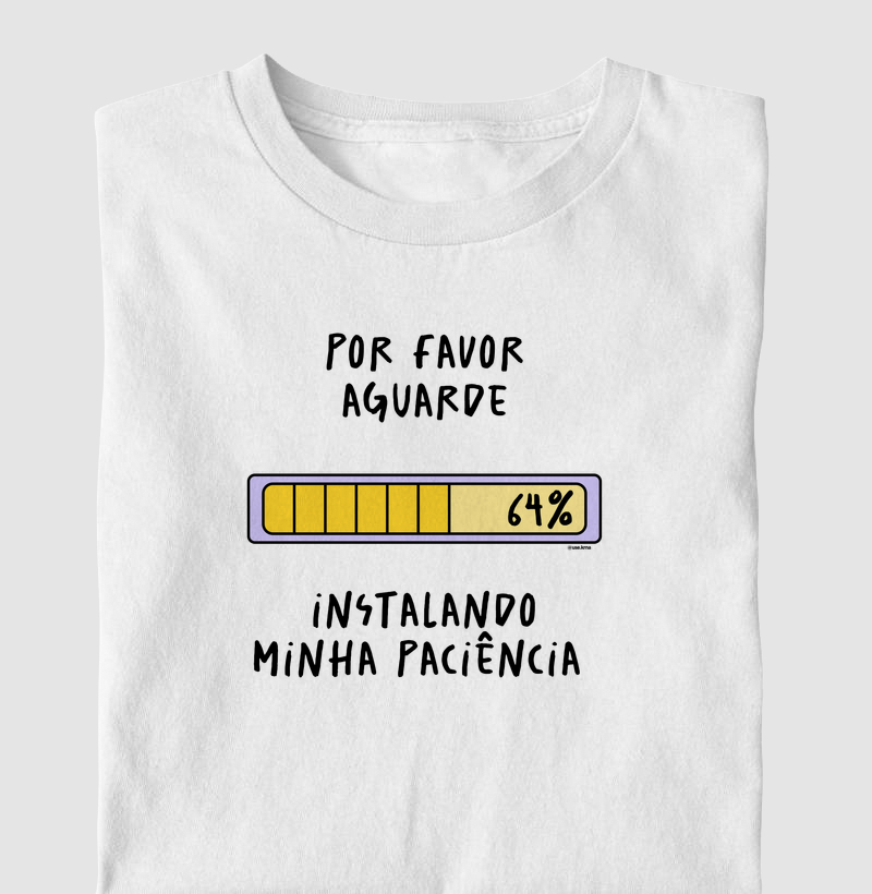 Por favor Aguarde Instalando Minha Paciência 