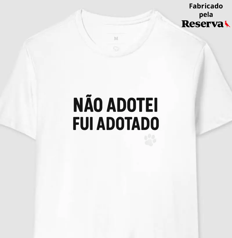 Não adotei, fui adotado