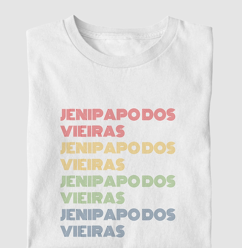 Jenipapo dos Vieiras Letreiro Retrô