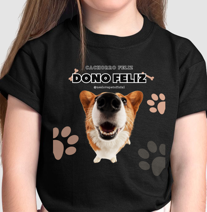 Cachorro Feliz - Dono Feliz