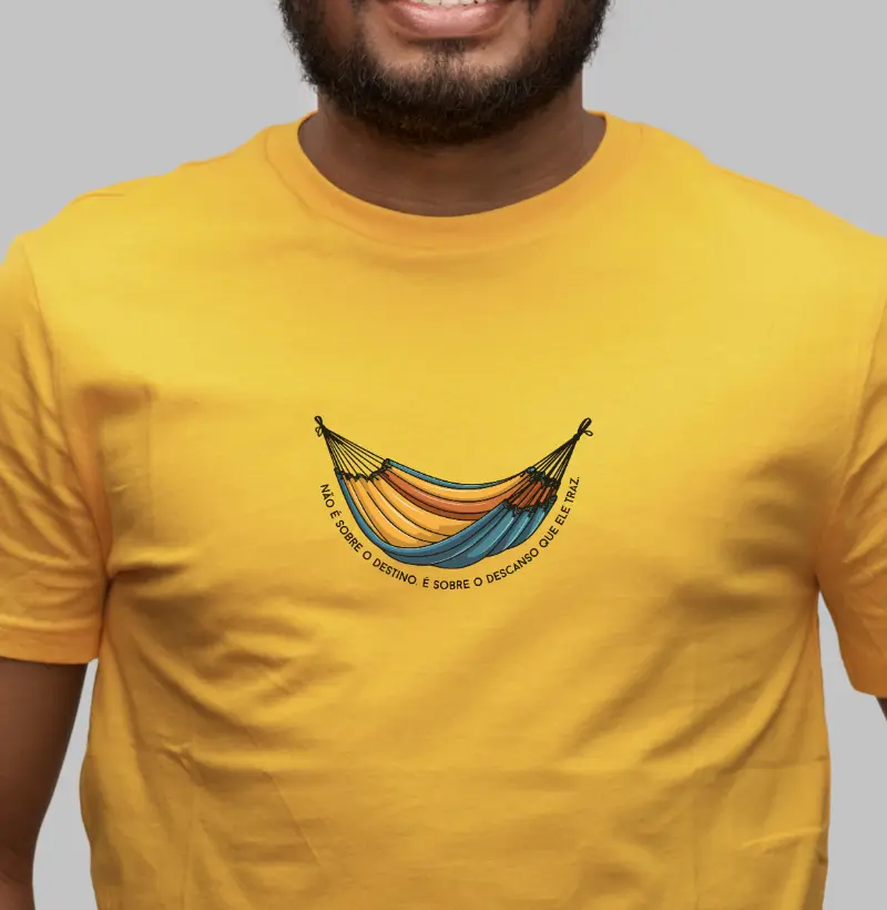 Camiseta Viajante Mochileiro - Rede
