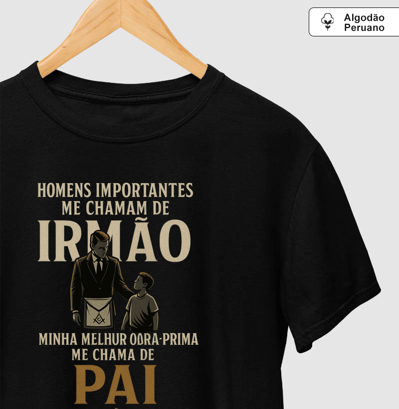 Camiseta Algodão Peruano Venerável Pai - Mr. GADU 11