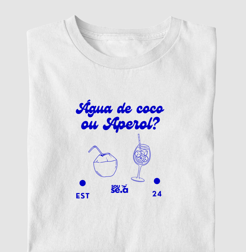 Agua de coco ou aperol?