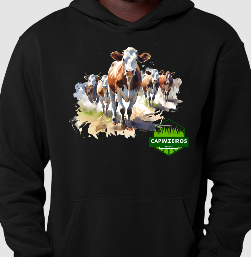 Hoodie Slim Unissex Capimzeiros - Vacas & Bezerros 7