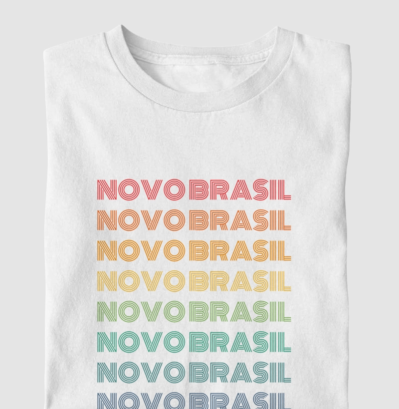 Novo Brasil Letreiro Retrô