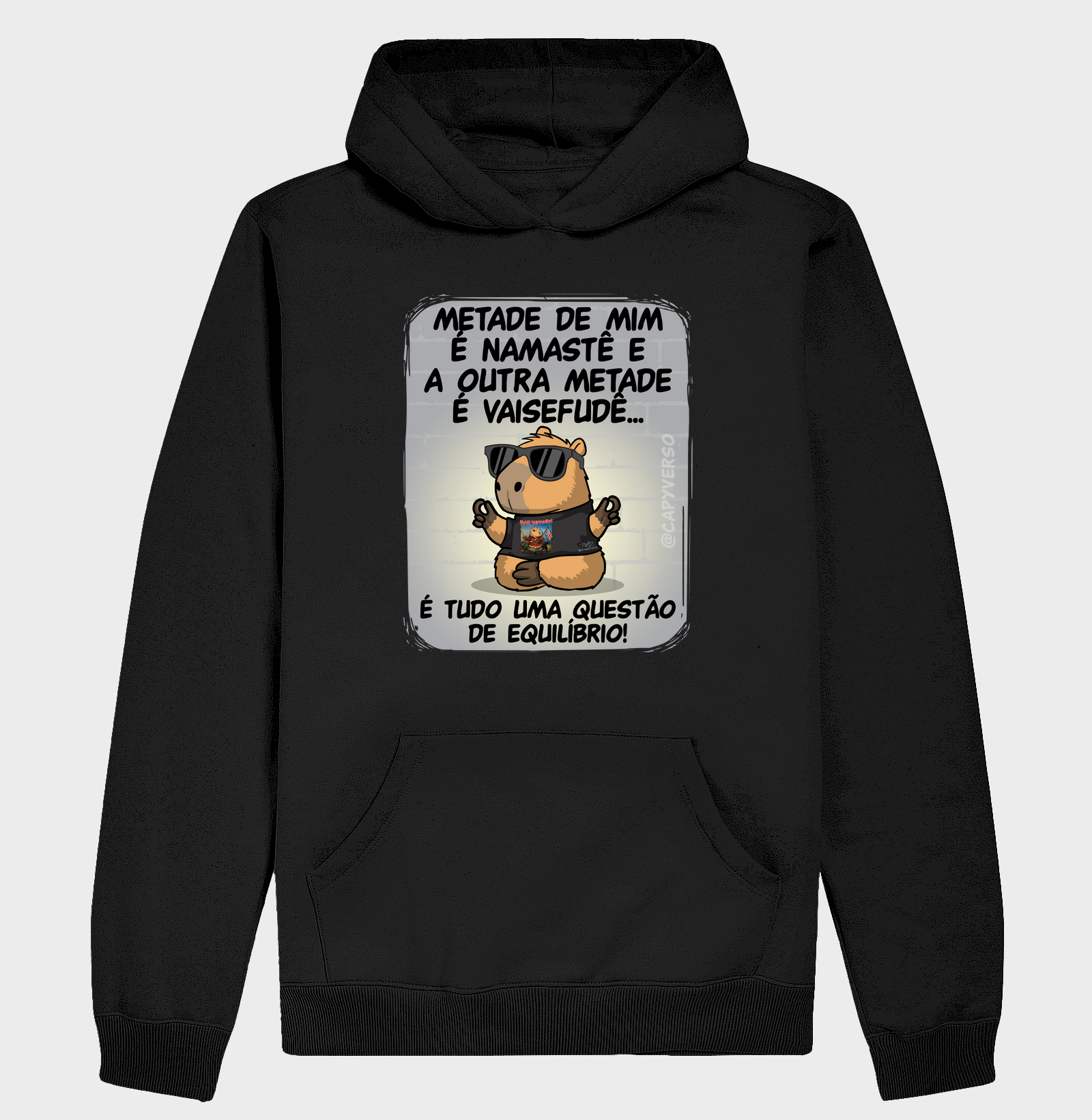 Camiseta Capivara Namastê
