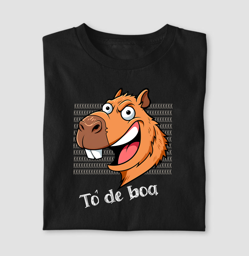 Meme Capivara Tô de Boa | Tee Original