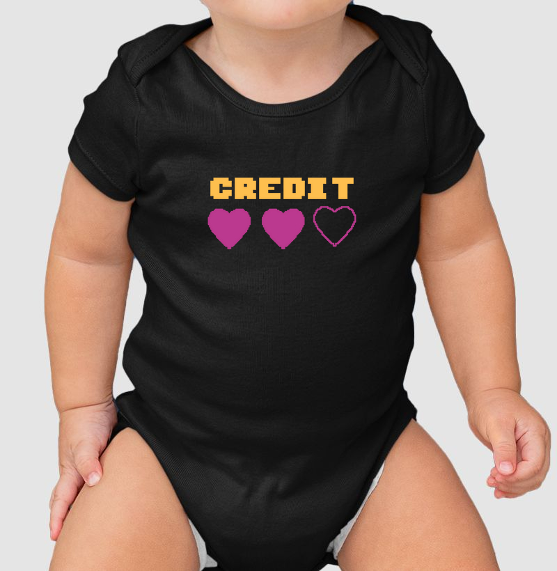 Body Infantil “Credit Hearts”