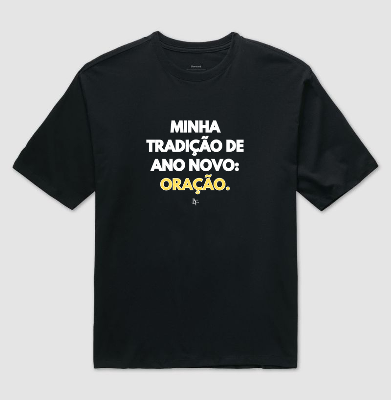 Minha tradição de ano novo: oração.