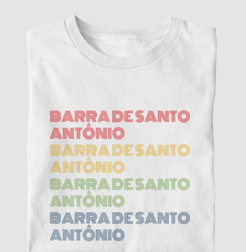 Barra de Santo Antônio Letreiro Retrô