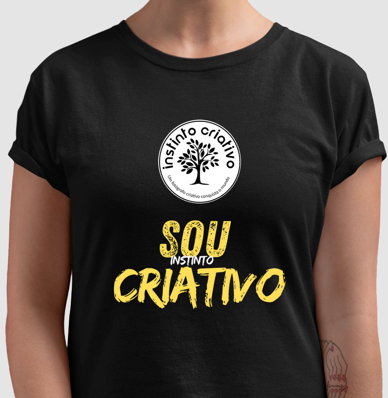 Camisetas / Sou Instinto Criativo com Logo