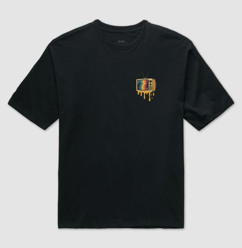 Camiseta oevrsized - Melted TV