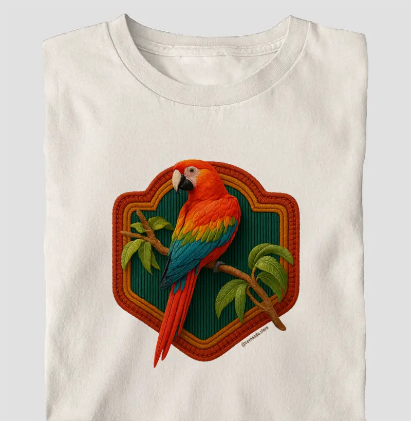 Aves em Linha - Arara - Oversized