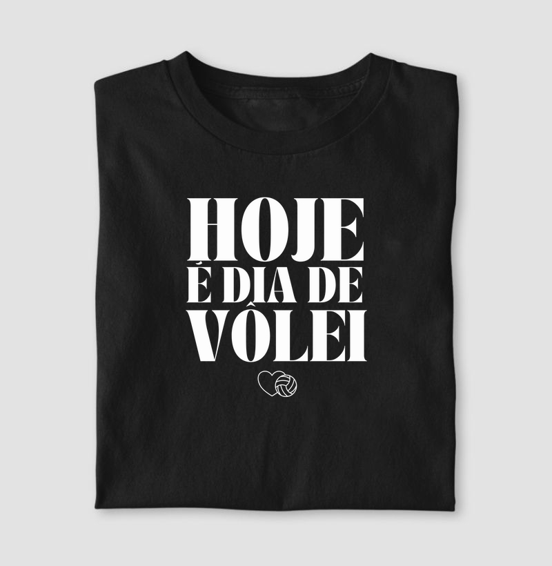 Hoje é dia de vôlei