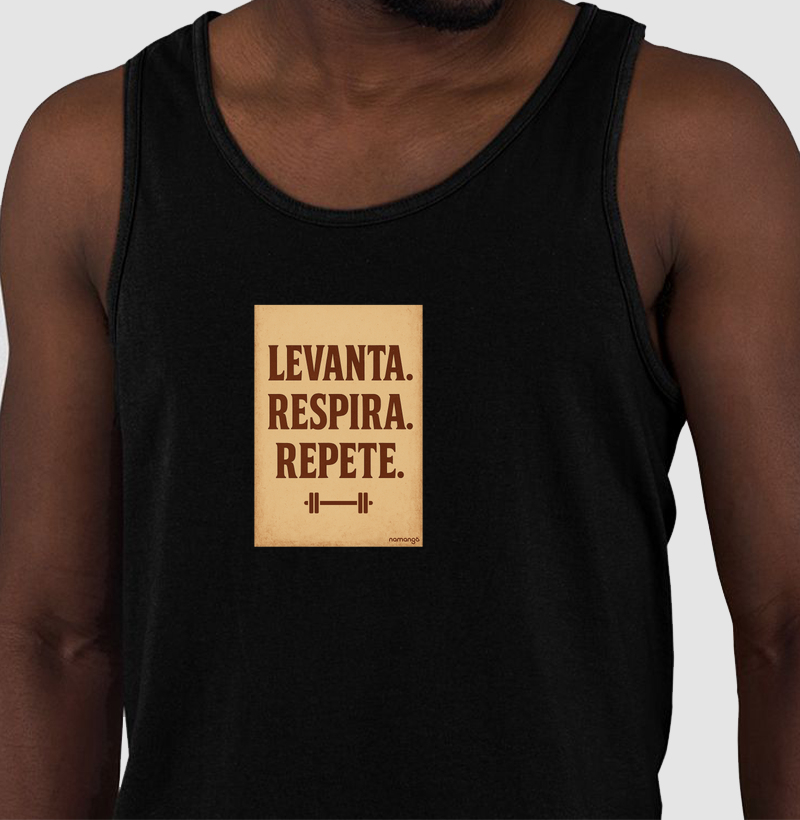 Regata CrossFit Levanta Respira Repete – Na Manga