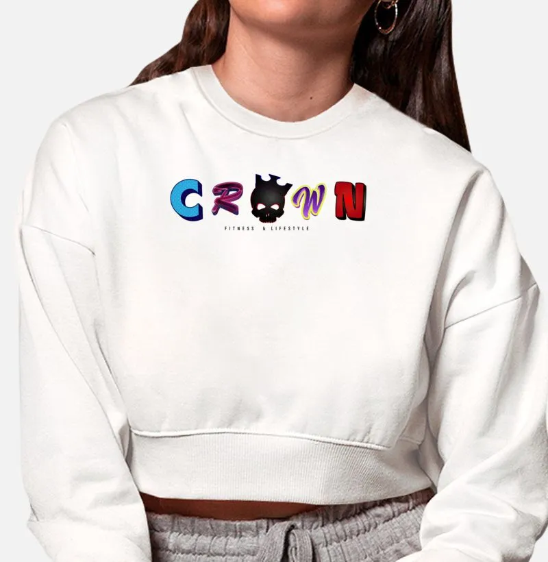 Cr#Wn - Moletom Cropped